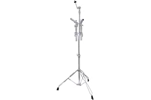 DIMAVERY STT-50 Ständer 2TomTom+1Becken | Hochwertiger Kombi-Ständer