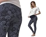 Umstand Hose Umstandshose Muster Leggings Leggins lang gekämmte Baumwolle - 7