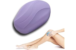 MAY HUANG Depiladora de Cristal, Borrador de Pelo de Cristal, Piedra Removedora de Vello de Piel Sedosa Sin Dolor Nano, Reutilizable Depilación de Cristal sin Dolor para Brazos, Piernas, Espalda (Púrpura)