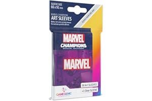 Gamegenic, MARVEL CHAMPIONS sleeves - Marvel Purple, Sleeve color code: Gray