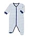 Petit Bateau Baby-Boys Bulgario Striped Footies, Blue (Ecume/Major), 18-24 Months (Manufacturer Size:18M)