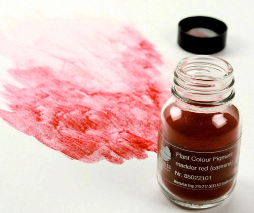 Preisvergleich Produktbild Artemis Pflanzenfarb-Pigment 8 Gramm im 10ml-Glas - Karminrot
