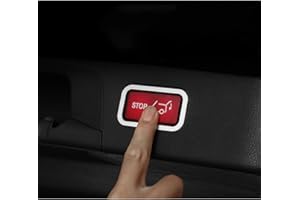 SHIFENG Autocollant décoratif 3D pour boutons de coffre de voiture Mercedes Classe C W205 E W213 S W222 W223 GLE W166 W167 GLB X247 GLA H247 X156 GLC X253 GLK X204 ML GL (style alliage)