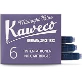 Kaweco 10000258 Dolmakalem Kartuş, gece yarısı mavisi