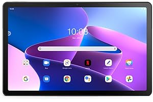 Lenovo Tab M10 Plus (3rd Gen) - Tablet de 10.61" 2K (MediaTek Helio G80, 4GB de RAM, 64GB ampliables hasta 1 TB, 4 Altavoces, WiFi + Bluetooth, Android 12) - Gris Oscuro