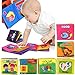 Produktbild Yosoo Soft Tuch Baby Buch Spielbuch Puzzlebuch Geeignet für 3 Monate bis 3 Jahre alte Kinder, ca.10 x 9cm (Set of 6) - Englische Version
