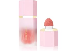 GERUICEE Blush Stick,Wangen Creme-Flüssigrouge,Matte Liquid Blushes,Waterproof Rouge Beauty Wand,milk makeup,Wearing Smudge Proof Natural-Lightweight Long,Strahlend frisch, Vegan (02)