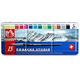 pintura gouache comprar Resists cracking Caran D\'Ache Pintura Gouache clásico - 15 Set