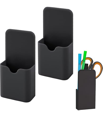 2-Pack Magnetic File Holders – Wall Or Fridge Mount, A4 Size Organizer For Mail, Papers & Notes