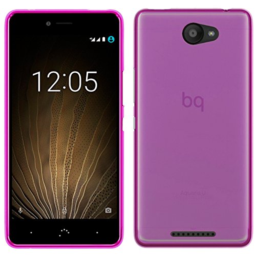 OVIphone Funda Gel TPU Para BQ AQUARIS U   U LITE  NO COMPATIBLE CON BQ AQUARIS U PLUS   Color Morado 