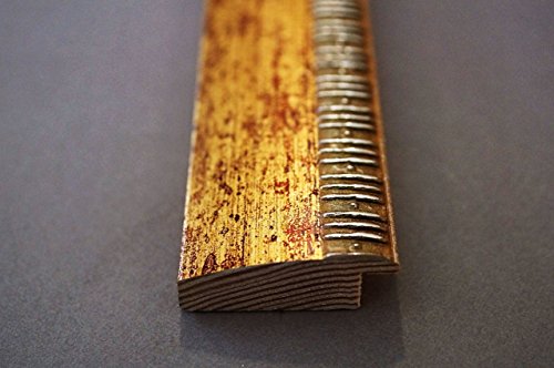 Spiegel Wandspiegel Badspiegel – Turin Gold 4,0 – handgefertigt – 200 Größen zur Auswahl – Antik, Barock – 50 x 130 cm FM - 6
