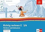 Richtig rechnen E 3/4: Übungsheft Fördern und Inklusion Klasse 3/4 (Mein Anoki-Übungsheft) by 
