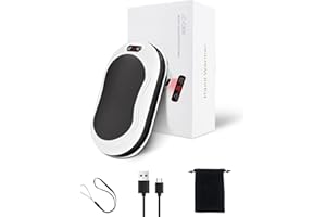 HUMPUN Hand Warmer, 10000mAh Rechargeable Hand Warmer Electric, Portable USB Hand Warmer, 3 Modes Pocket USB Hand Warmer with Flash Light, Great For Camping, Hiking & Men Women Gift