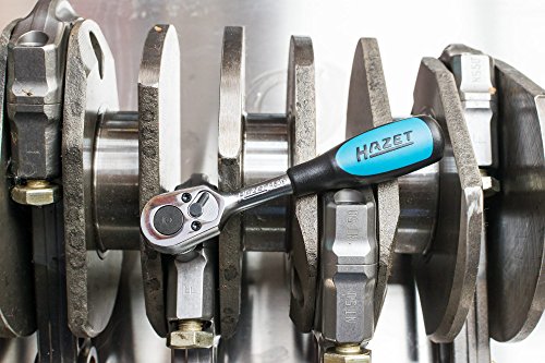 HAZET Profi-Steckschlüssel-Satz Vierkant/Sechskant (6,3 mm (1/4 Zoll), 36-teilig, mit Umschaltknarre 863P, 2-Komponenten-Weichschaum-Einlage) 853-1 - 2