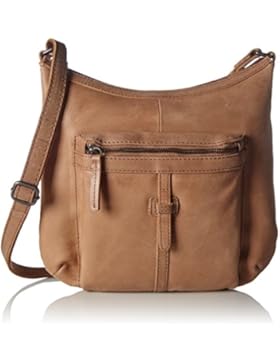 Spikes & Sparrow Damen Crossover Bag Umhängetasche, 8x28x23 cm