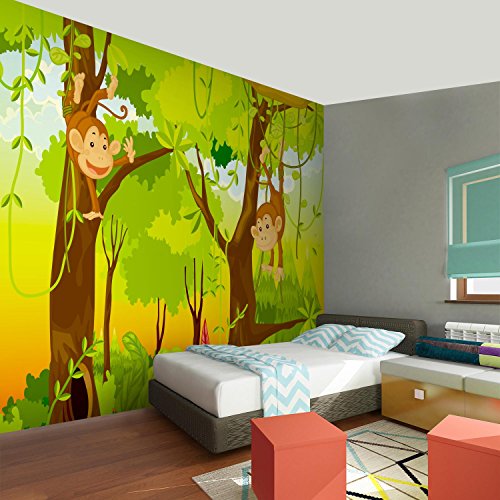 Fototapete Jungelbuch 352 x 250 cm – Vliestapete – Wandtapete – Vlies Phototapete – Wand – Wandbilder XXL – !!! 100% MADE IN GERMANY !!! Runa Tapete 9041011b - 5