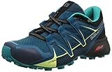 Lining (MCL): Textile Salomon Speedcross Vario 2 GTX, Damen Traillaufschuhe, Blau (Deep Lagoon/Black/Tropical Green), 39 1/3 EU (6 UK)