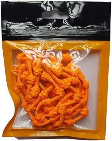 Quality Elastic Knot Shoelaces No Tie Easy Stretch Fit Triathlon Sport Laces UK (NEON ORANGE)
