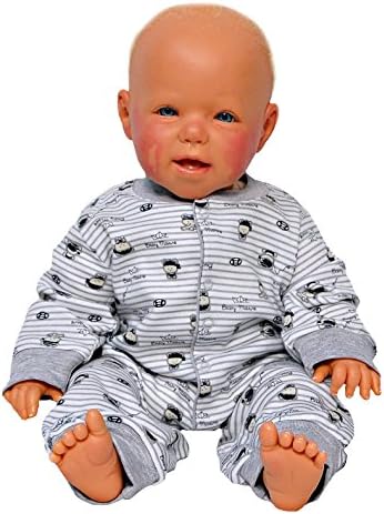 OKY Baby Jungen Schlafanzug Einteiler langarm All over Druck Pjama 1372crm3