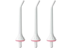 BOEEA Ersatzspitzen für COSLUS, Hangsun, Nicwell Wasserflosser, Munddusche aufsätze Jet Tip Düse, Weiß, 3 Stück