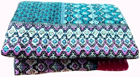 Yuvancrafts New Baby Quilt Warm and Snuggly Toddler Blanket Screen Printed Crib Comforter for New Born Boys & Girls Bed Covers