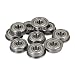 Produktbild 10PCS 8 mm Innendurchmesser Flansch Kugellager Metalldichtung Shielded CODE F608ZZ f¨¹r Fahrrad. Motorroller und Industriemaschinen Silber