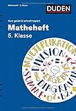 Matheheft 5. Klasse - kurz geübt & schnell kapiert (Cornelsen Scriptor - kurz geübt & schnell kapiert) by Fritz Kammermeyer, Roland Zerpies