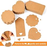 25tlg Blatt Blätter Leaf Form Holz Anhänger Geschenkanhänger Namenskarte Basteln Hochzeit Party Deko Selbstgestalten - 6
