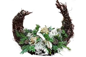 ‎FLORA TRANS Grabgesteck Winter von Flora Trans -Für Immer- Totensonntag Allerheiligen - Lieferung in 1-2 WERKTAGE