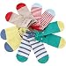 SUNBVE 5 Pack Baby Boys Expression Series Seamless Cotton Socks (3-5Years)