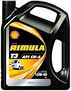 Shell Rimula T3 15W-40 API CH4 Premium Mineral Engine Oil (3 L)