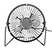 Price comparison product image Zerama Metal Portable 4 inch USB Powered Fan Office Desk Mini Fan Powerful Wind for PC Laptop Notebook