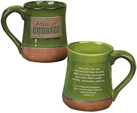 Abbey Press Man of Courage Pottery Mug