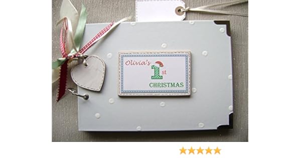 personalised baby photo album