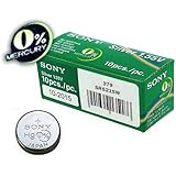 1 x Sony 379 SR521SW Silver Oxide 0% Mercury Watch Battery