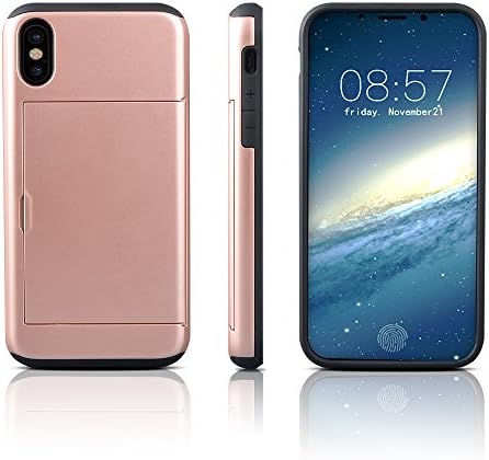 ZaPro iPhone Case Cover Protector Over The Display Trays Silicone Protective TPU + PC Phone Case Extremely High Fall Protection Card Holder Protective Case For Iphone Phone Case Cover