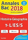 Annales Bac 2018 Histoire-Géo Term L/Es/S