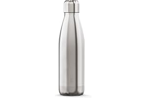 The Steel Bottle - Bottiglia termica in Acciaio Inox, Isolamento sottovuoto a doppia parete, Capacità 500 ml, Chiusura Ermetica, borraccia portatile