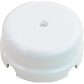 OASHISU Porcelain Bypass Box, white, &Oslash; 78 mm Depth 35 mm | for 4-hole installations for cable entry/output, for installation