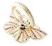 Produktbild Owoda Schmetterling Telefon Ring Standplatz Halter 360 Grad drehend Ringgriff Fahrzeughalter Montieren Handy und Tabletten Anti Fallen Ring für iPhone iPad Samsung Nexus (Gold Rosa)