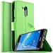 Produktbild Honor 6C pro Hülle Case, KuGi Honor 6C pro Wallet Case, Brieftasche Case Hülle PU Kunstleder Flip Case mit Standfunktion Kartenfächer und Bargeld für Honor 6C pro smartphone.Grün