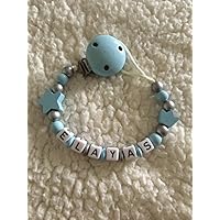 Schnullerkette Junge mit Namen