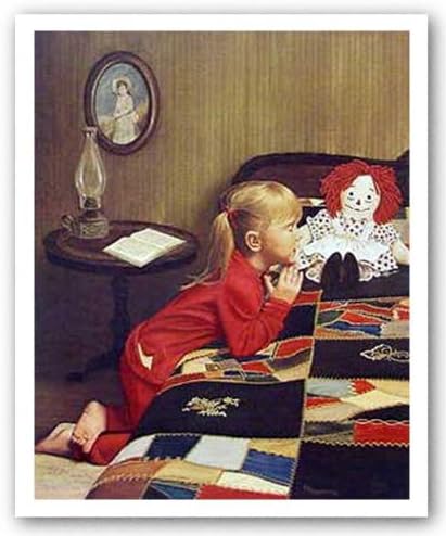 And Bless Mommy and Daddy by Howard Burger Art Print Poster