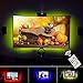Produktbild VILSOM USB Powered LED Bias-Beleuchtung für TV-Bildschirm und PC-Monitor, RGB ändern Farbstreifen -Kit (40 "-60" TV Hinterleuchtung 3 Seiten leuchten)
