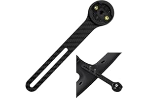 RXL SL Manillar de Bicicleta Soporte GPS Soporte Súperligero para computadora de Bicicleta Kit de Montaje para GPS en Manillar Integrado para Asegure Teléfonos Móviles,Cámaras&Linternas