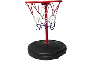 Jauarta Schwimmendes Pool-Basketballkorb-Spiel für Schwimmbad, Sommer-Wasser-Basketballspiel, Pool-Spielzeug