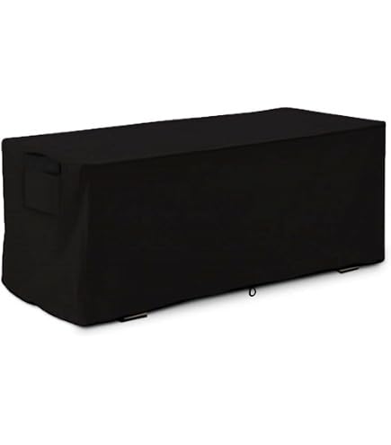 SCHLEUDER Housse Coffre De Rangement Extérieur 420D Oxford - Bâche Imperméable Jardin Résistante UV & Hiver, 3 Tailles