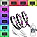 Produktbild LED-TV-Hintergrundbeleuchtung Streifenleuchten JACKYLED 2M Monitor Lichtstreifen Set Mehrfarben RGB 5050 USB Power 5V Bias Lighting Kit mit drahtloser Fernbedienung für Fernsehen HDTV PC