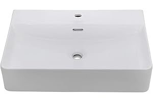 Grünblatt Lavabo suspendu avec effet lotus nano-revêtement (60 cm x 42 cm x 13 cm)