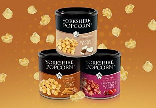 Uppercrust Assorted 3 Tubs of Flavoured Popcorn